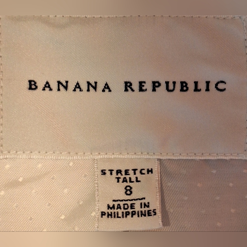 BANANA REPUBLIC Light Gray Stretch Blazer - Picture 8 of 9